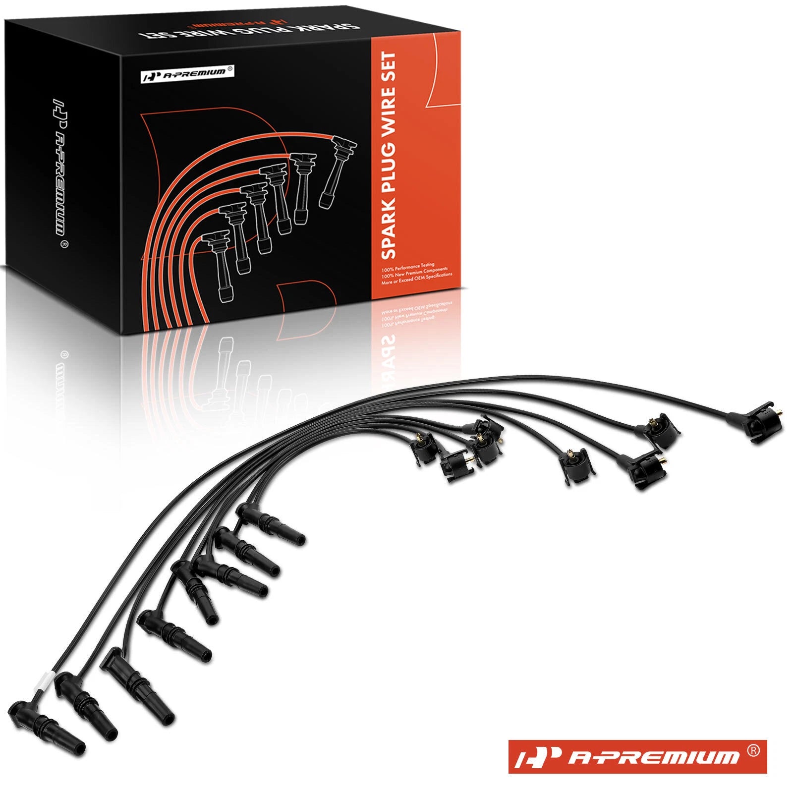 8x Spark Plug Wire Set for Ford Crown Victoria Mercury Grand Marquis (1992–2011)