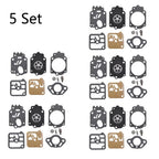 Set of 5 Carburetor Diaphragm Gasket Kit for Stihl 034 038AV (1979–1999)
