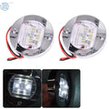 2X Round 6-LED Cabin Deck Courtesy Lights for Marine Boat