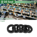 Set of 5 Oil Seal Ring NBR Rubber 14x22x4.5mm for Rotary Shaft