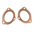 2.5" Copper Header Pipe Collector Flange Gaskets for Chevy SBC BBC
