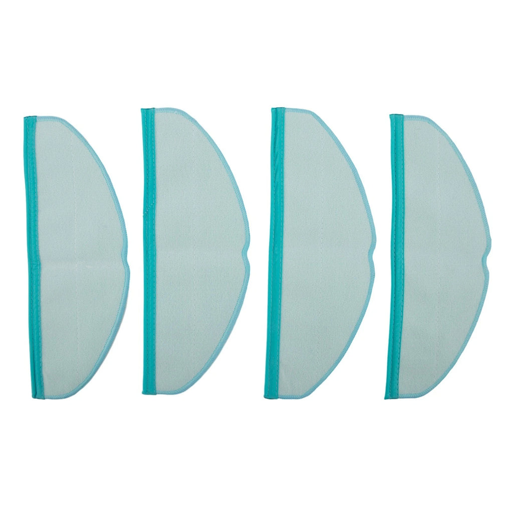 Set of 4 Mop Cloth Cleaning Pads for Conga 8090 (2019–2023)