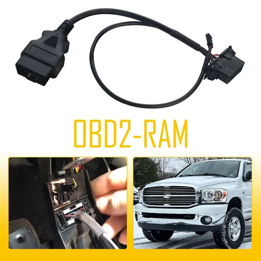 Safety Door Bypass OBD2 Cable for 2018–2023 Dodge Cummins RAM EAX