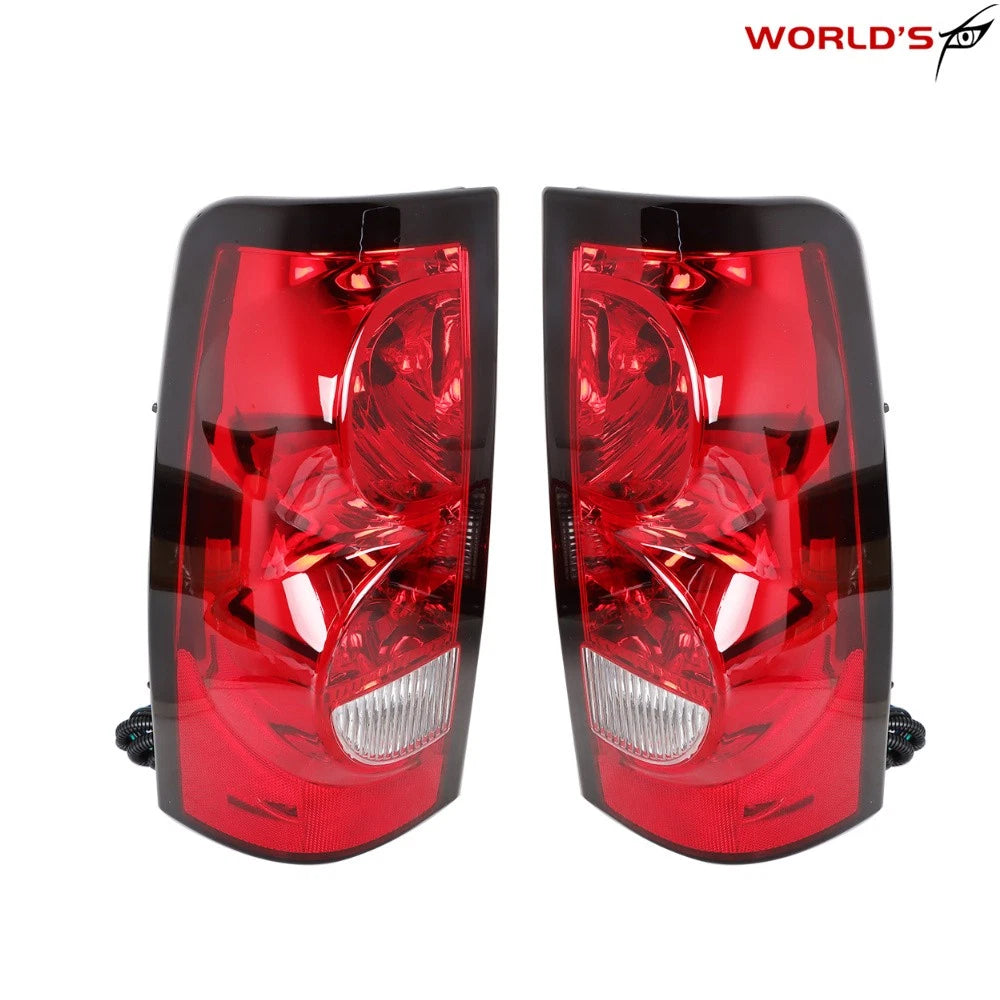 Set of 2 Red Tail Lights for Chevy Silverado 1500 2500 3500 (2003–2006)