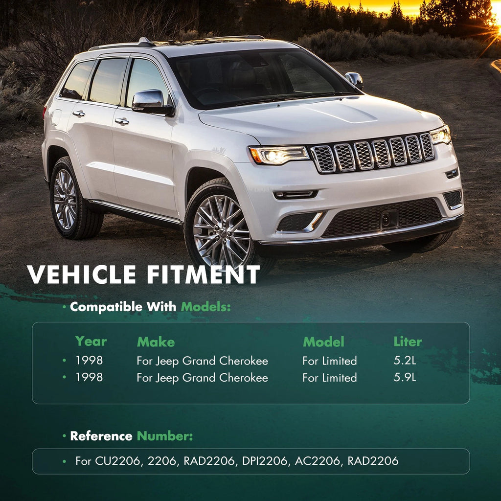 Aluminum Radiator for Jeep Grand Cherokee (1998)