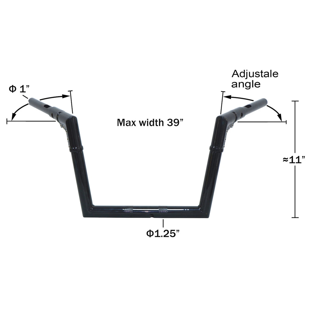 10" Rise Ape Hanger Handlebar for Harley Road Glide FLTRXS FLTRU FLTRX (2015–2021)