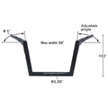 10" Rise Ape Hanger Handlebar for Harley Road Glide FLTRXS FLTRU FLTRX (2015–2021)