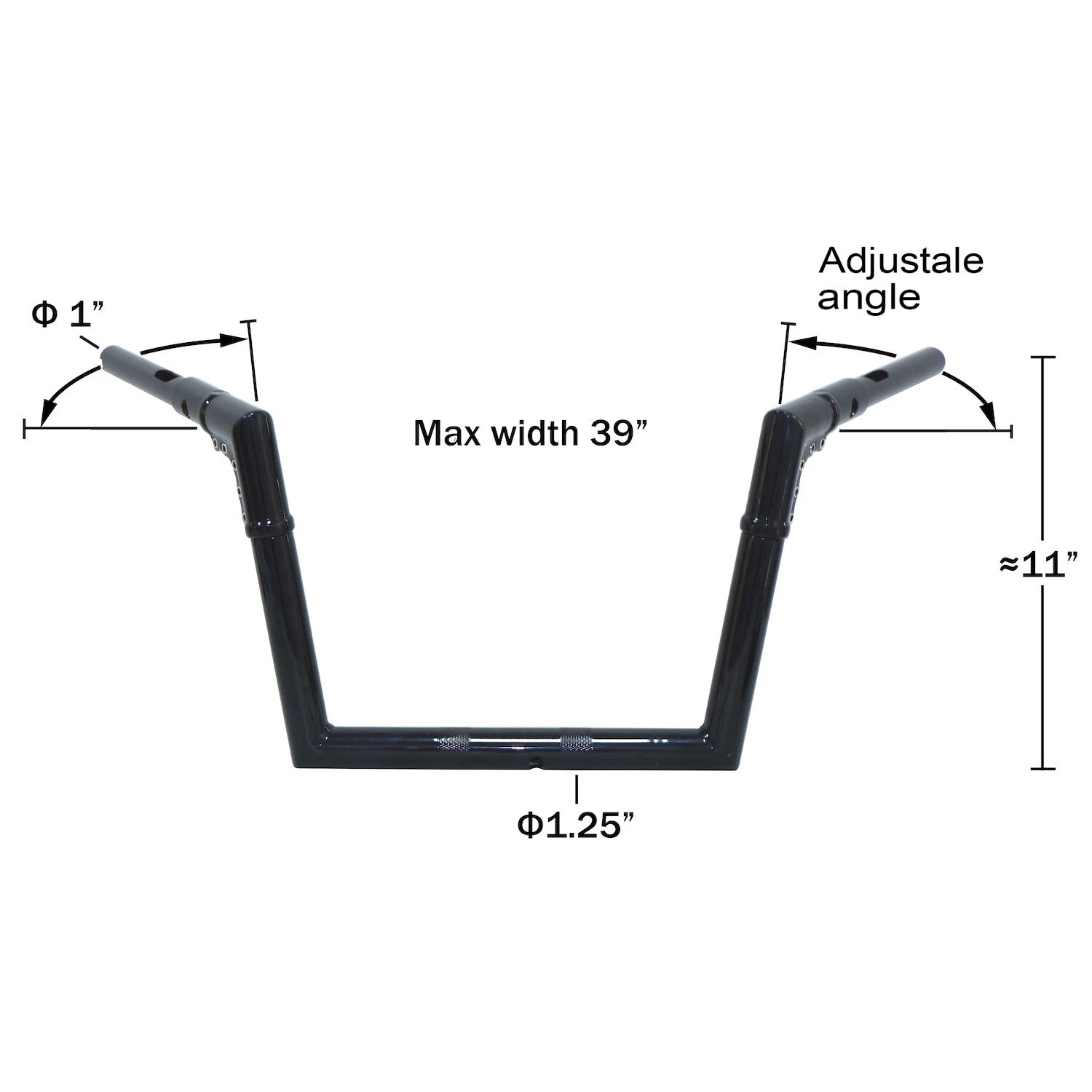 10" Rise Ape Hanger Handlebar for Harley Road Glide FLTRXS FLTRU FLTRX (2015–2021)