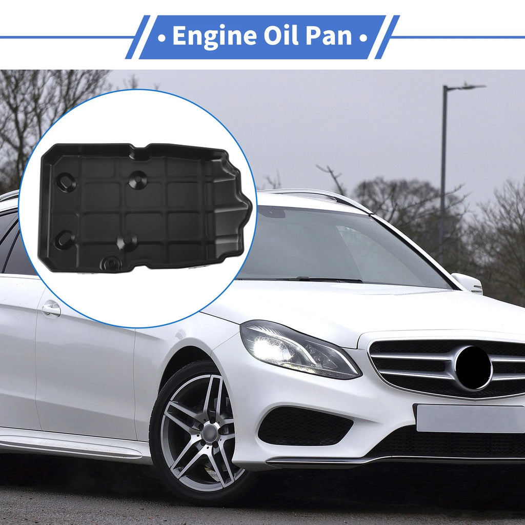Engine Oil Pan for Mercedes-Benz E350 (2000–2017) No.2222700512 Aluminum Black
