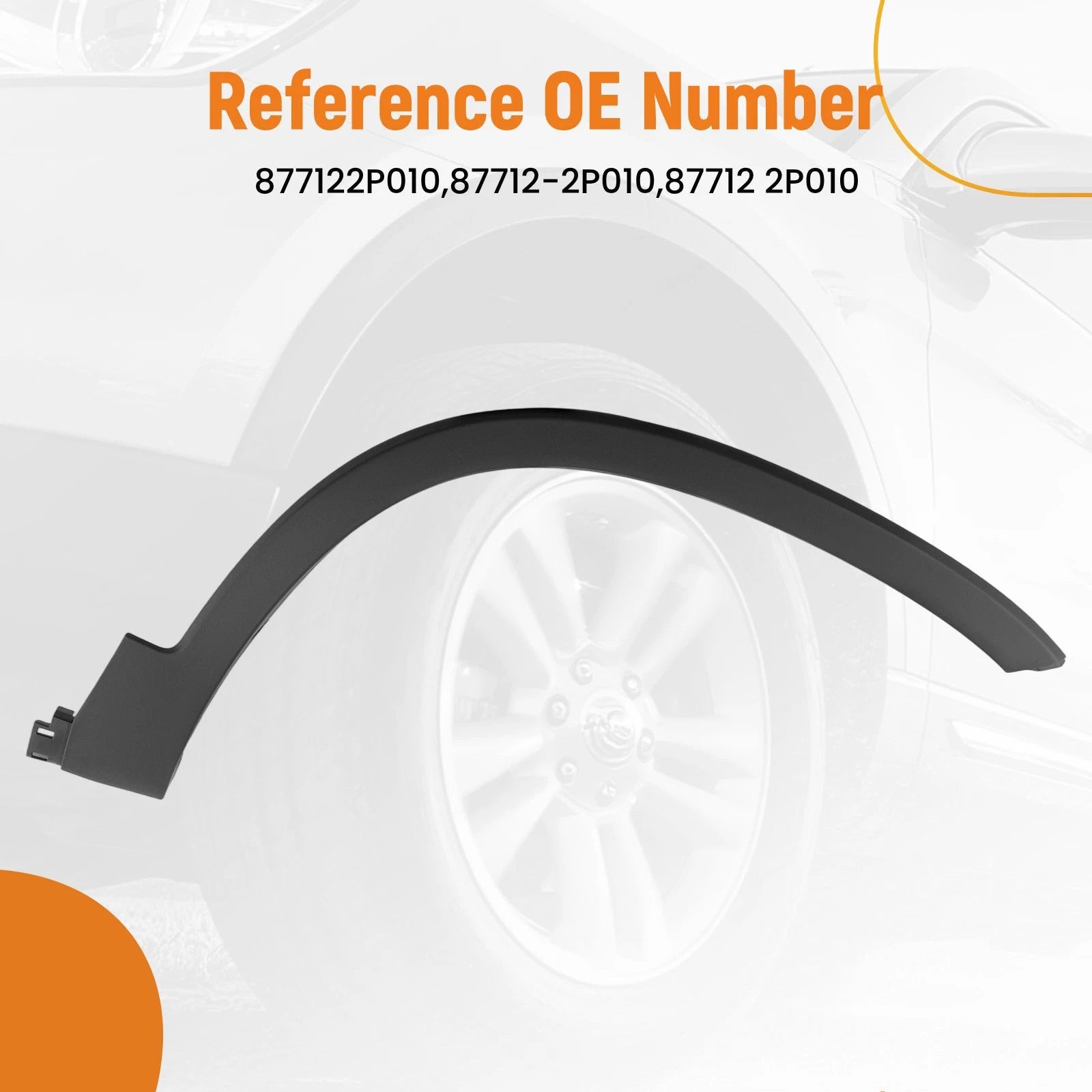 Fender Flare Molding for Kia Sorento Right Front (2011–2015)