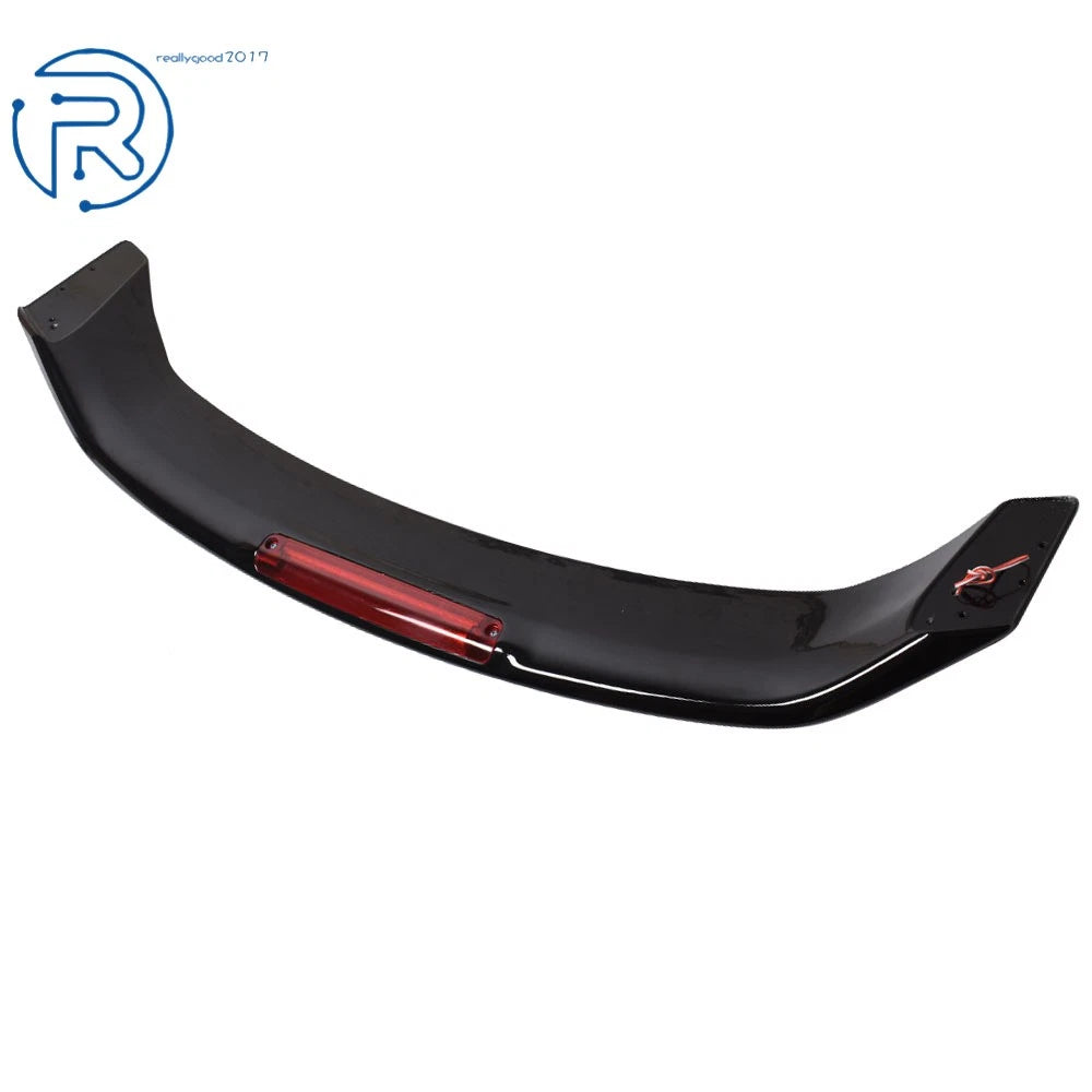 Glossy Black Trunk Spoiler Wing for Honda Civic 4DR (2013-2015) with LED