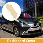 Dashboard Cover Mat for Toyota Aygo (2005–2014) Beige