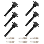 Set of 6 Ignition Coil Packs for Isuzu Amigo Rodeo Passport (1998–1999)