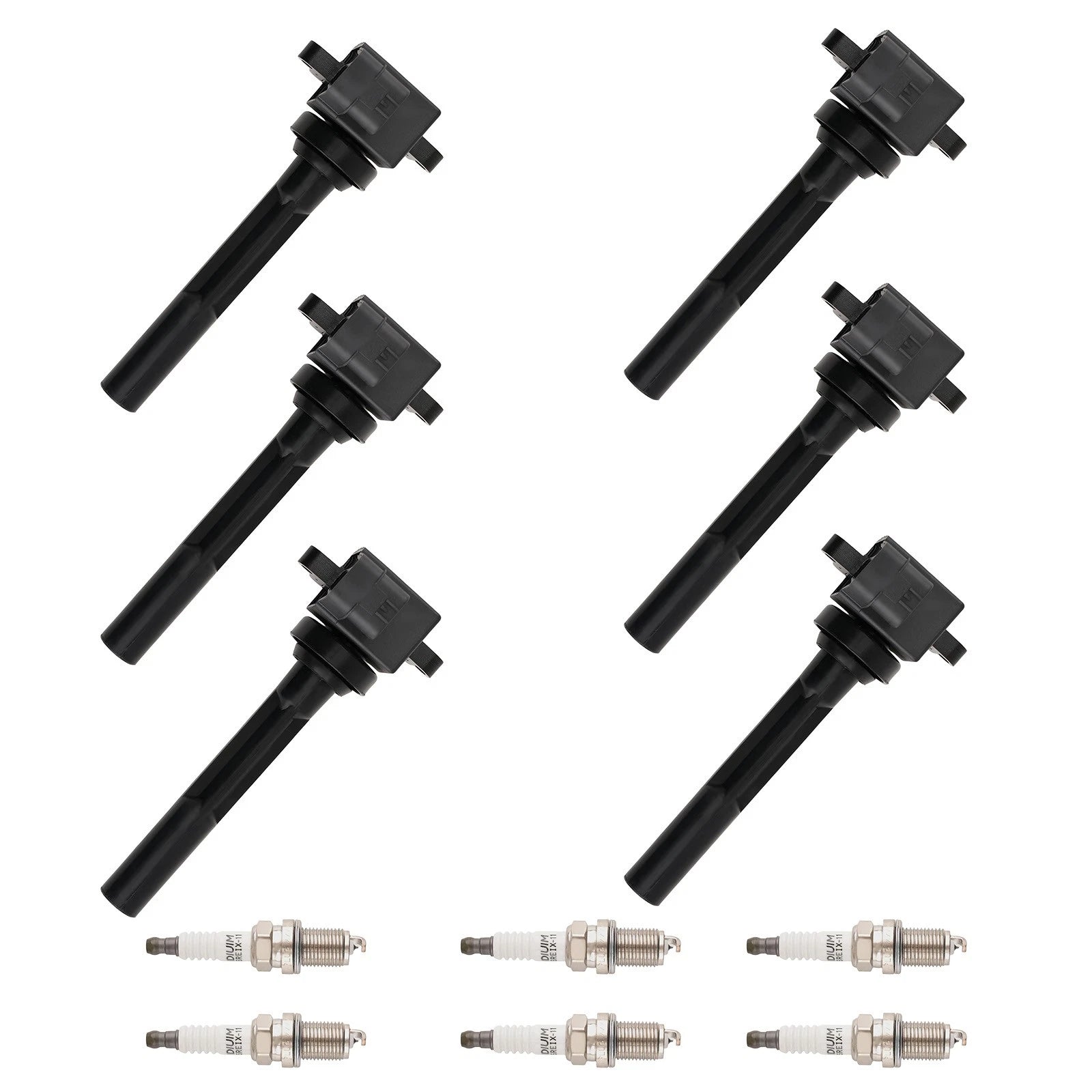 Set of 6 Ignition Coil Packs for Isuzu Amigo Rodeo Passport (1998–1999)