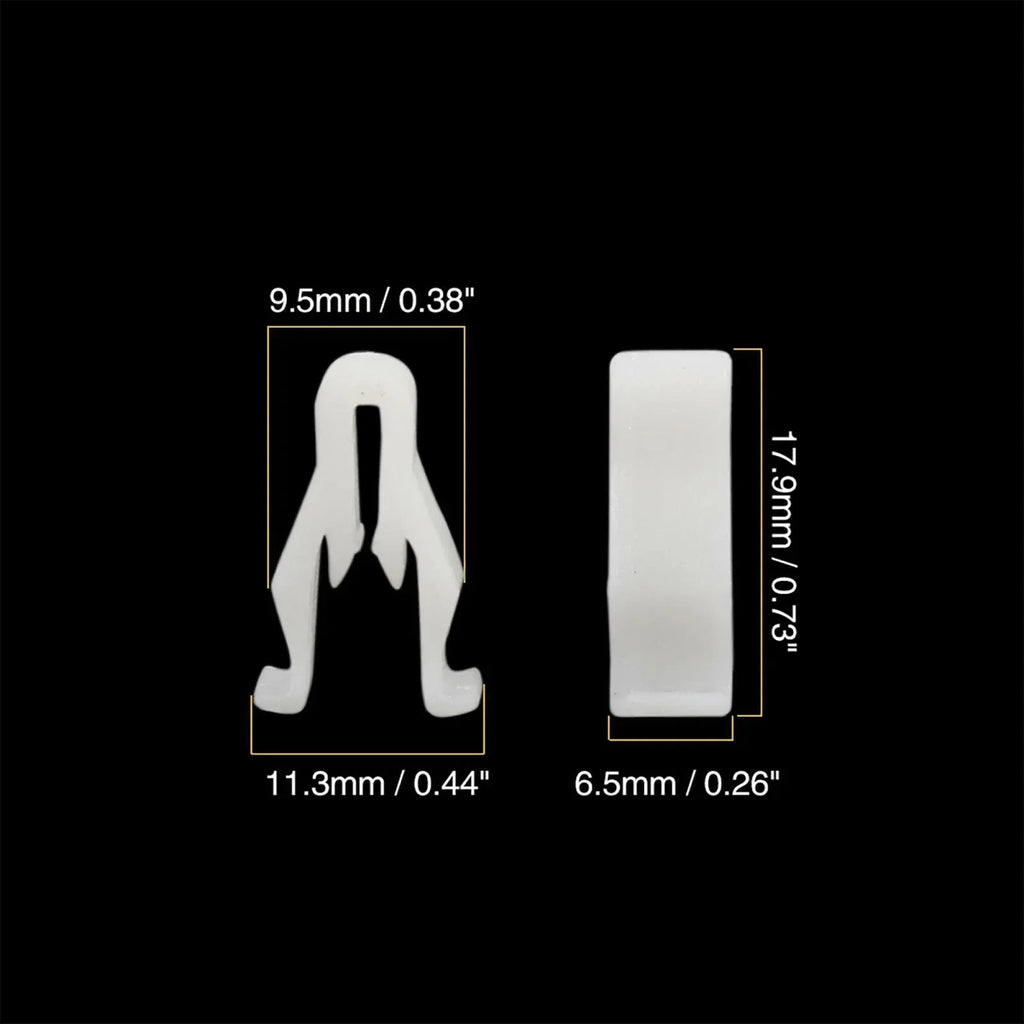 30 x White Plastic Nylon Switch Bezel Clips for Toyota Lexus