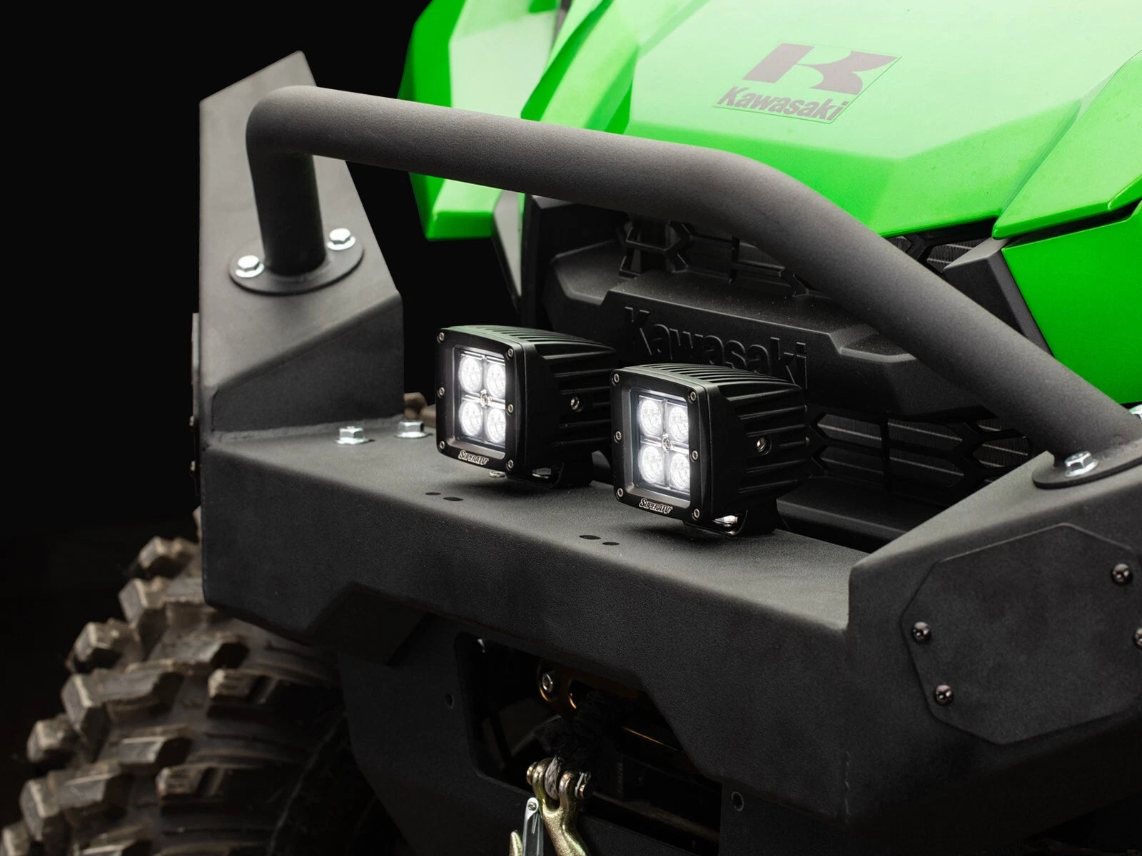 2X LED Cube Lights for SuperATV (Flood Pattern)