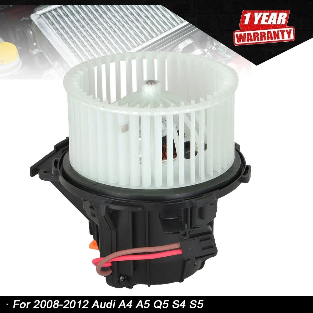 Blower Heater Motor with Fan Cage for Audi A4 A5 Q5 S4 S5 (2008–2012)