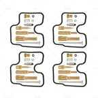 Set of 4 Carburetor Repair Kits for Honda CBR250RR CBR 250 MC22 CB250 Jade