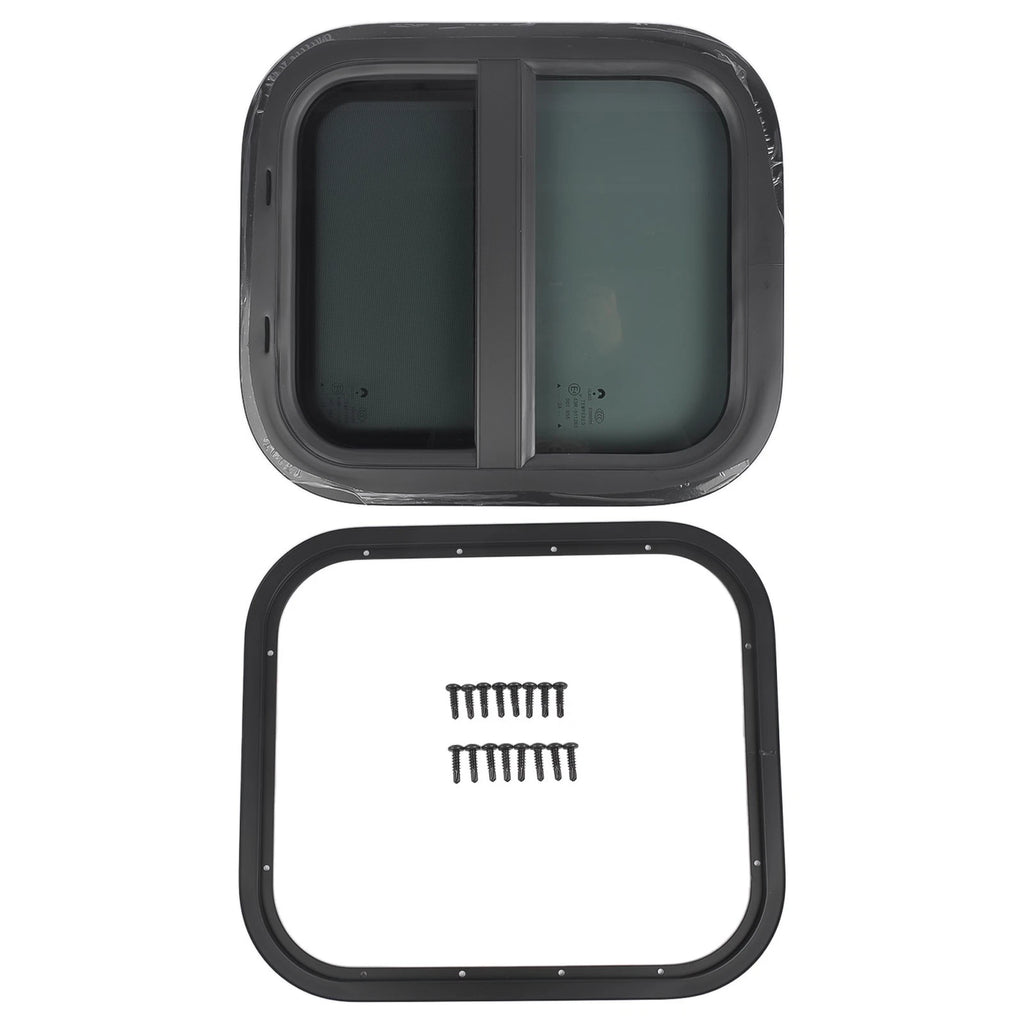 14" x 16" Vertical Sliding RV Window with Tempered Tinted Glass