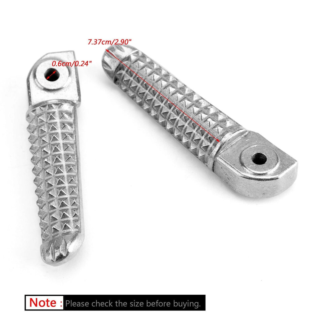 Rear Foot Peg Footrest for Yamaha YZF R1 (1998–2014), R6 (1999–2014), R6S (2003–2008) Silver