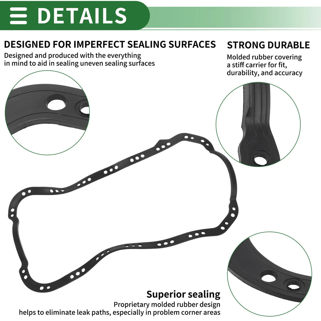 Oil Pan Gasket for Honda Civic (1984–1995) & Honda CRX (1988–1991) 11251P01004