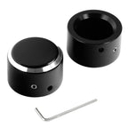 Front Axle Nut Covers Bolt Kit for Harley Touring Road Glide Sportster
