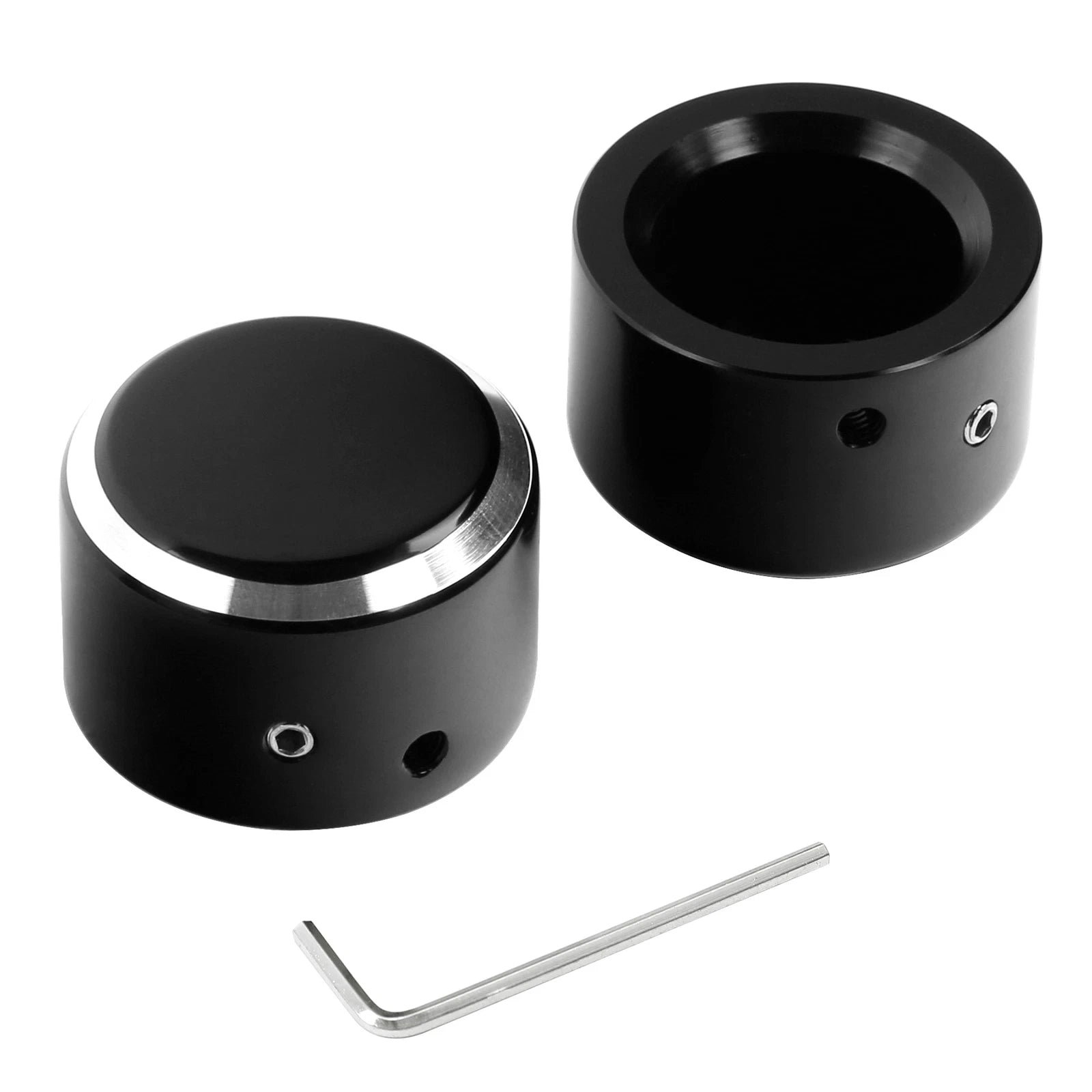 Front Axle Nut Covers Bolt Kit for Harley Touring Road Glide Sportster