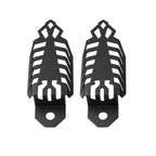Universal Fork Dust Shock Absorber Spring Covers for Motorcycle ATV - Black