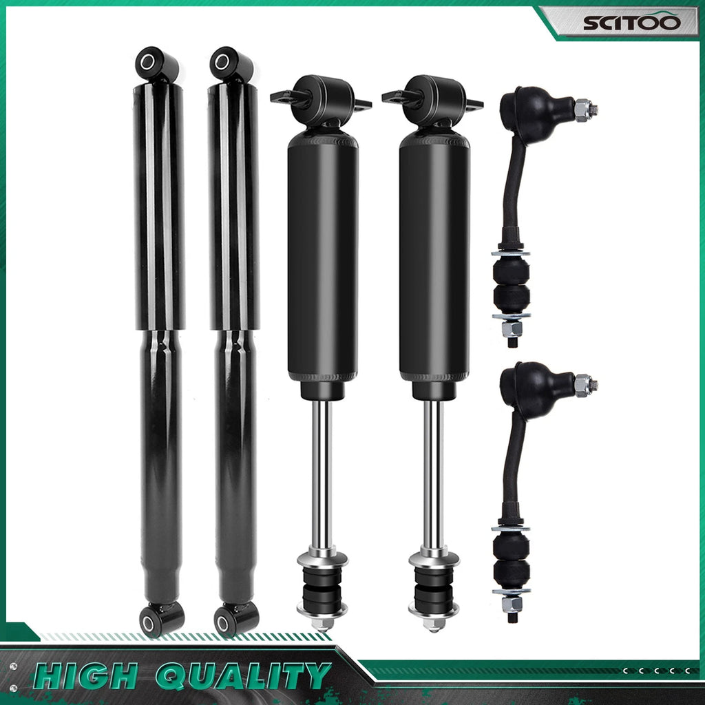 Set of 4 Shock Absorbers & Sway Bar Links for Dodge Dakota Durango (1999–2003)
