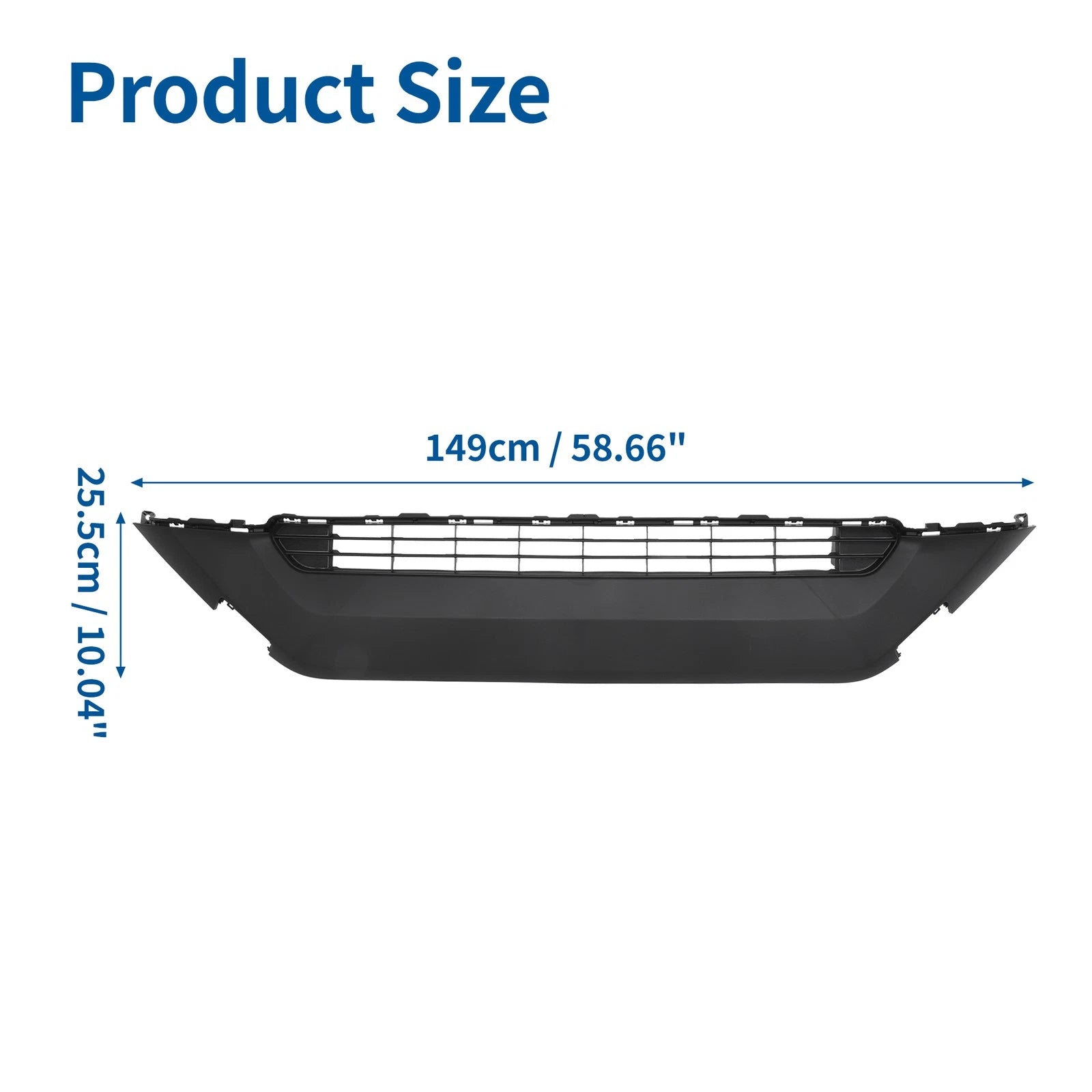 Front Hood Bumper Grille for Toyota RAV4 (2019–2022) No.531130R090 Black