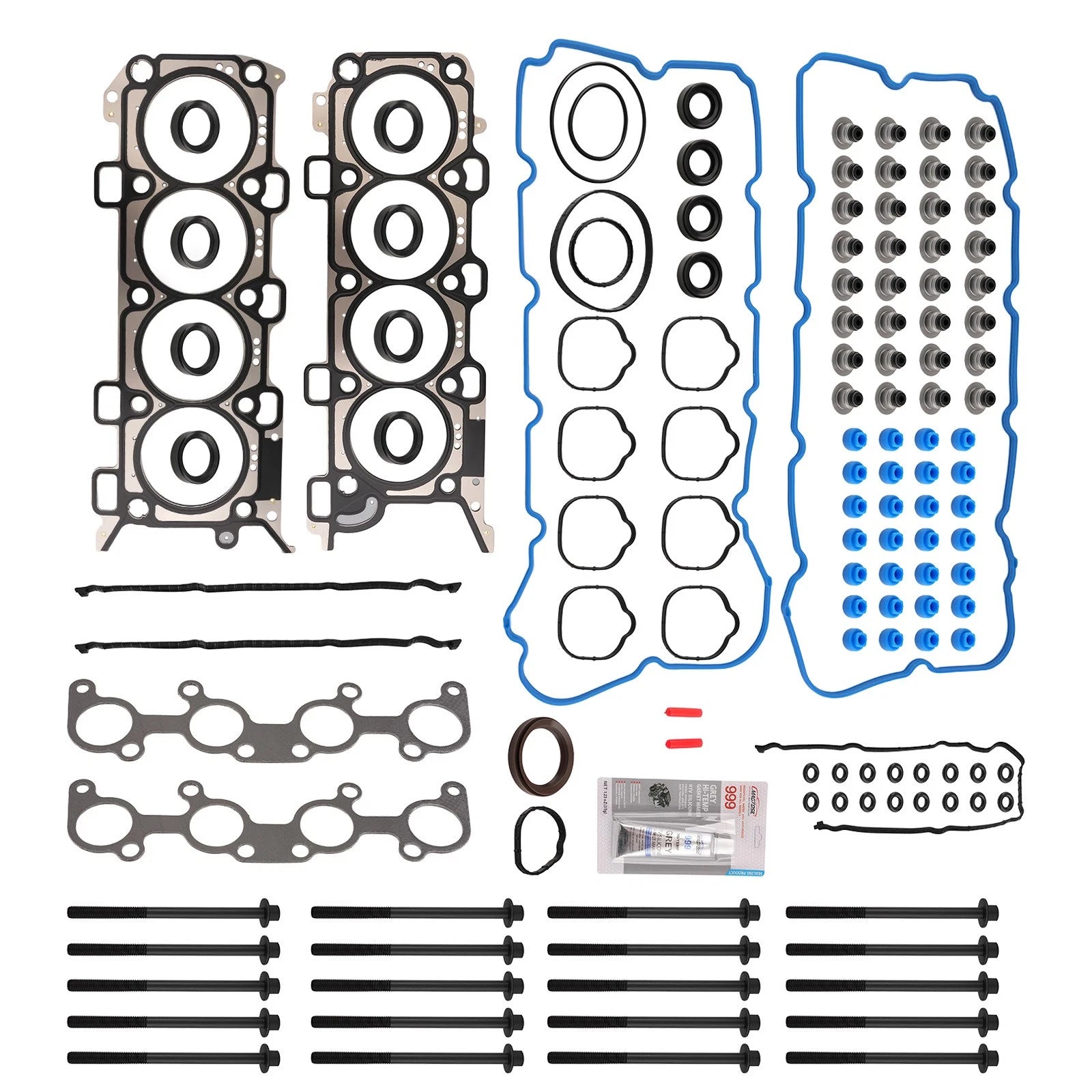Head Gasket Set with Manifold Gaskets & Head Bolts for Ford Mustang 5.0L (2011–2014)