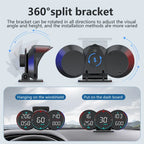 HUD GPS Heads Up Display Speedometer with Over-speed Alarm for Cars