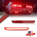 2X Red LED Rear Bumper Reflector Lights for Dodge Challenger (2015–2023)