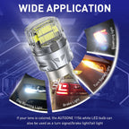 Set of 2 LED Reverse Light Bulbs for Autoone (6000K)