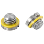 Set of 4 Gear Case Drain Screw Kit for Mercury Marine MerCruiser (10-79953Q04, 18-2244)