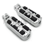 Pirate Skull Footpegs for Kawasaki Vulcan 900 Custom 800 Classic Concours (2006–2020)
