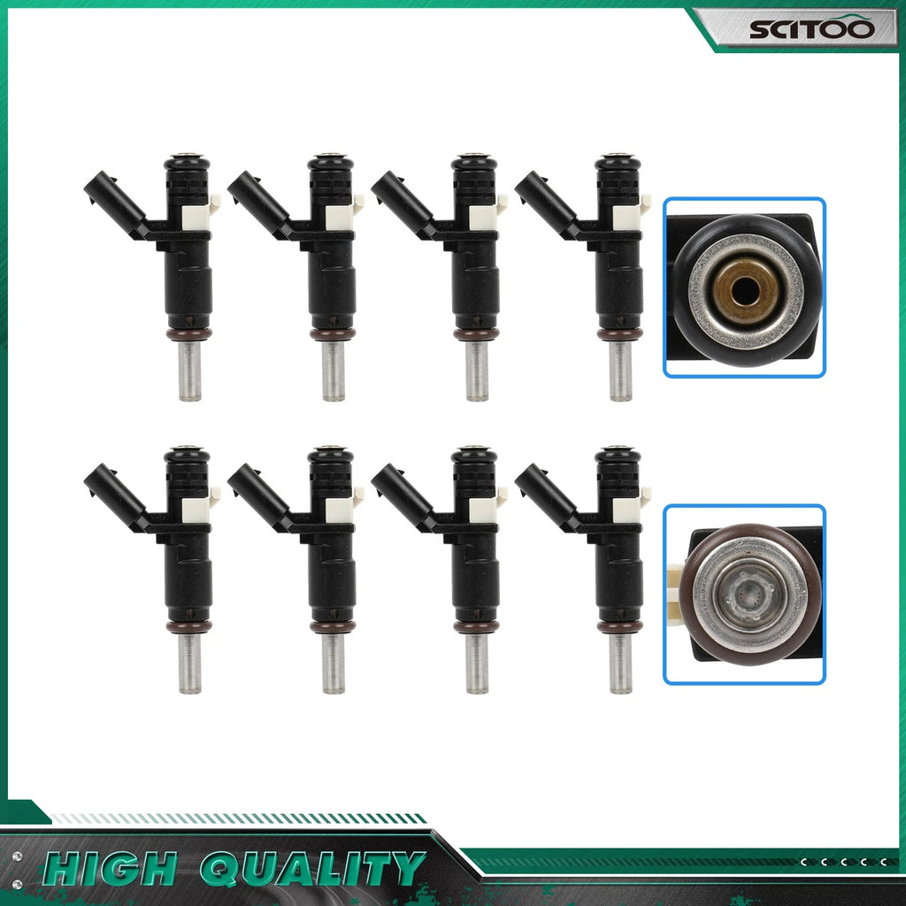 8pcs Fuel Injectors for Mercedes-Benz SL550 S550 ML550 ML350 GL550 GL500 (2007–2012)