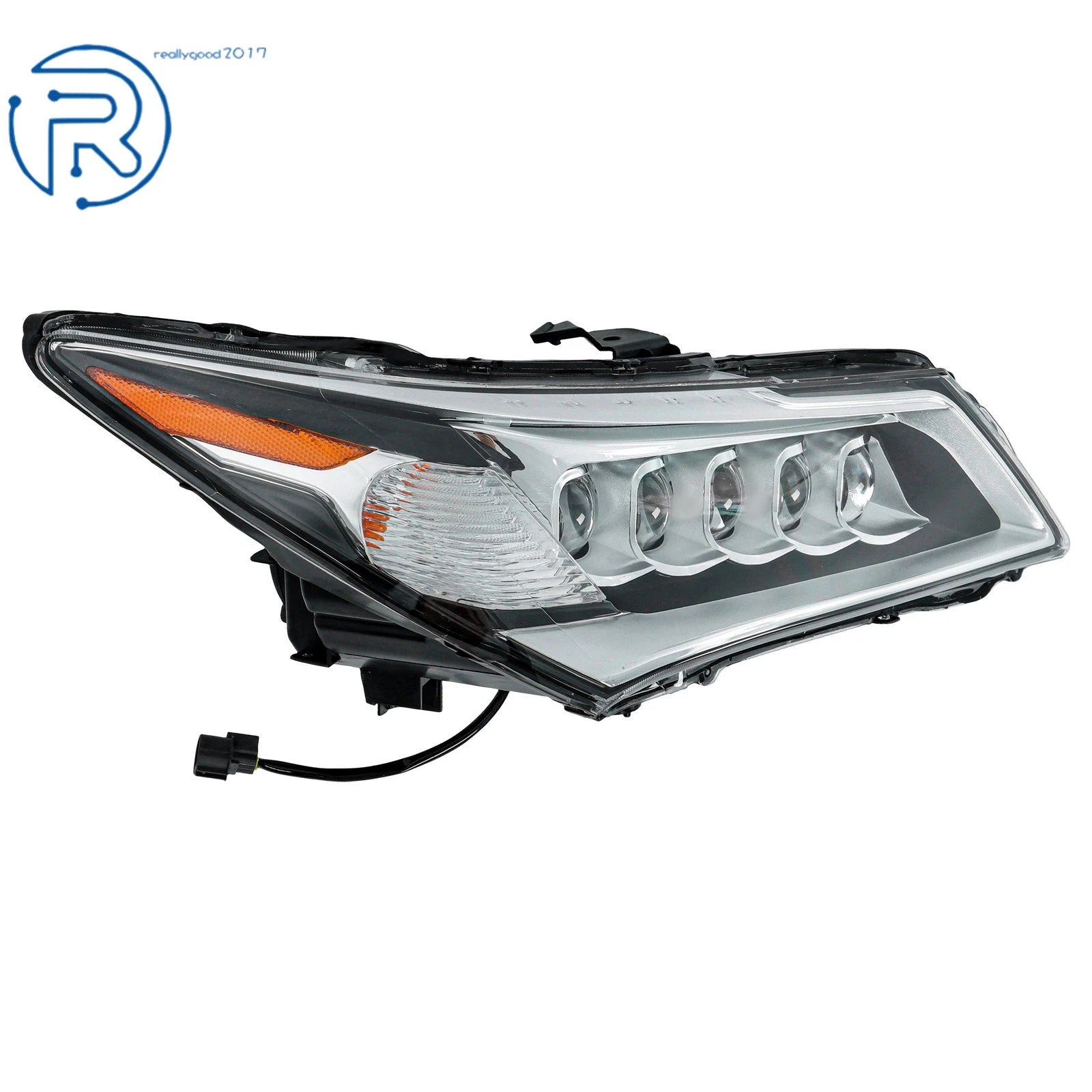 Headlight Assembly for Acura MDX (2014–2016) Passenger Right Side LED
