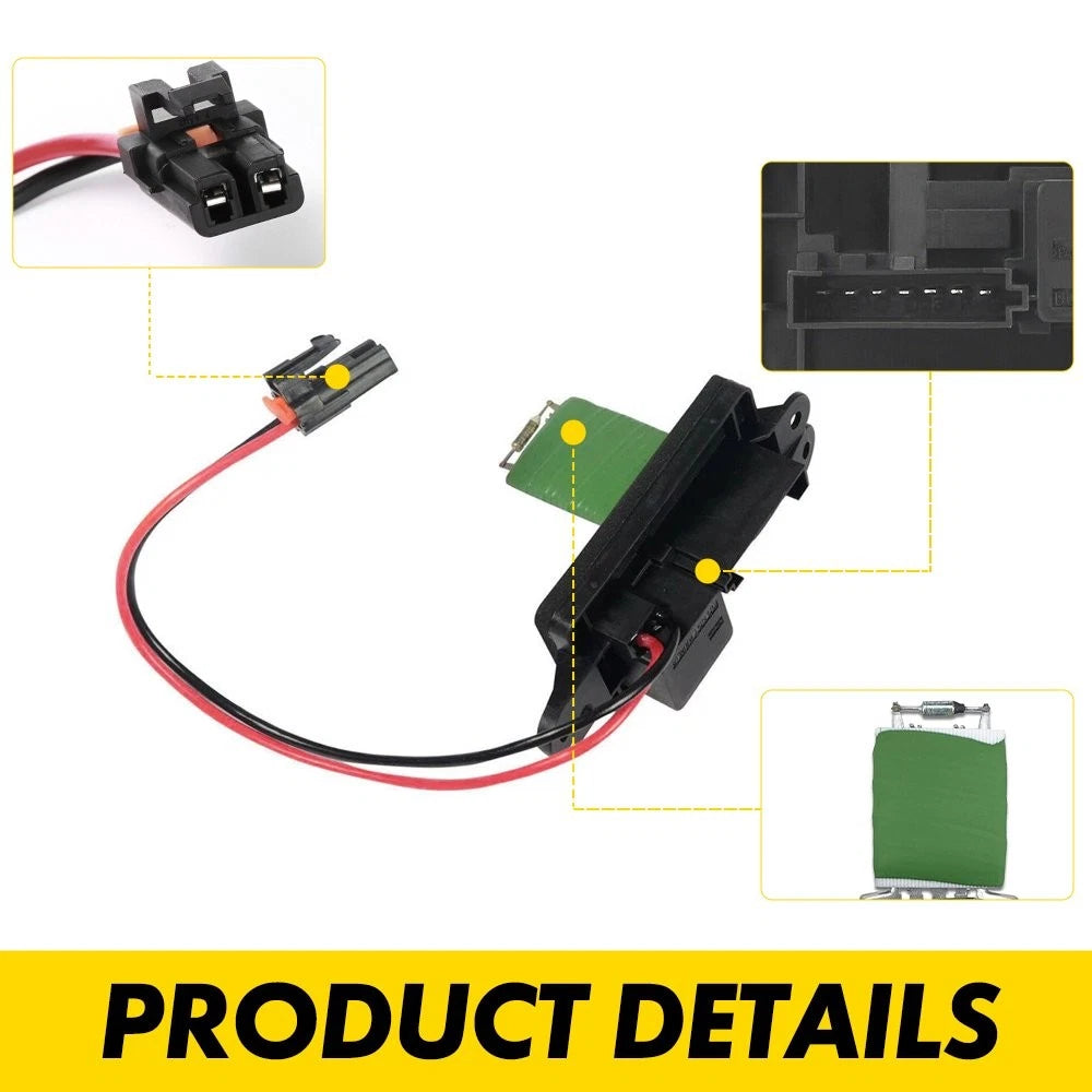 HVAC Blower Motor Fan Resistor for Chevrolet Silverado 1500 3500 Tahoe (2003–2006)