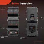 Power Window Switch for Ford Fusion, Mercury Milan (2011-2012)