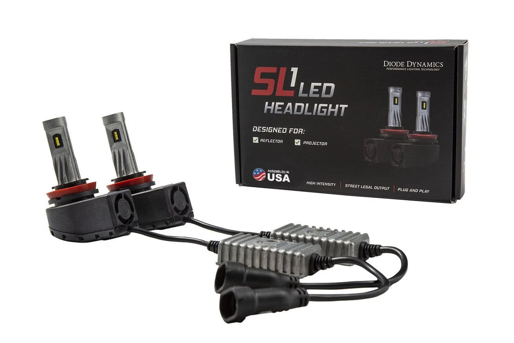 H11 SL1 Cool White LED Fog Light Bulbs for Diode Dynamics (–)