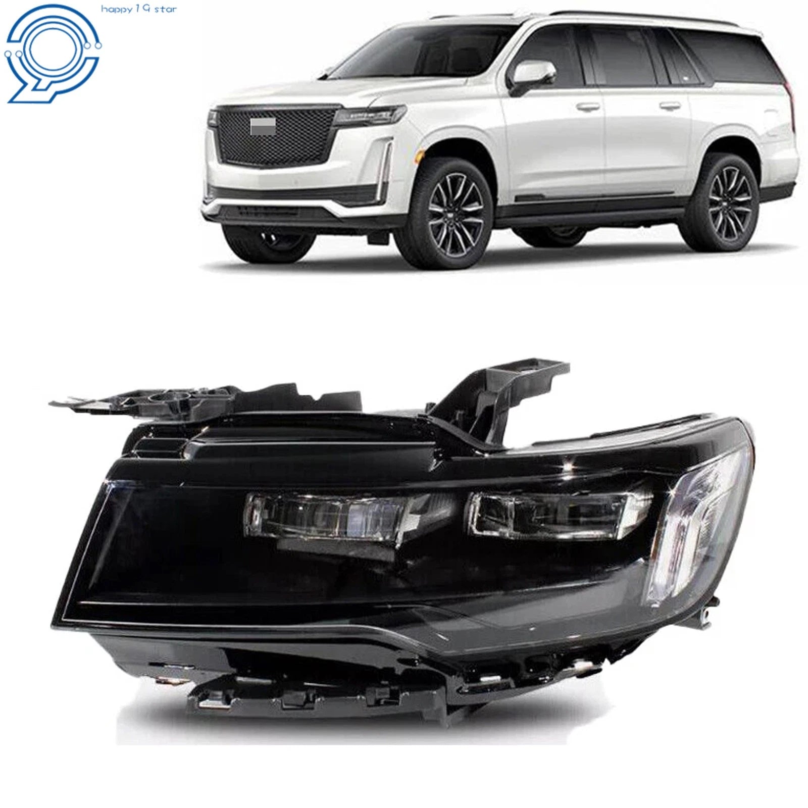 Left Side LED Headlight Assembly for Cadillac Escalade (2021–2024)