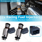 2X Racing Fuel Injectors for Harley Dyna Softail (2010–2016) 1022-0113