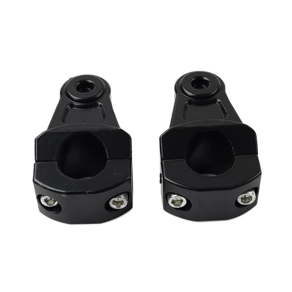 Handlebar Mount Clamps Riser for Motorcycle (7/8" to 1-1/8", 22mm to 28mm)