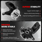 Front Left Driver Loaded Wheel Bearing Knuckle Assembly for Ford Focus (2006–2011)