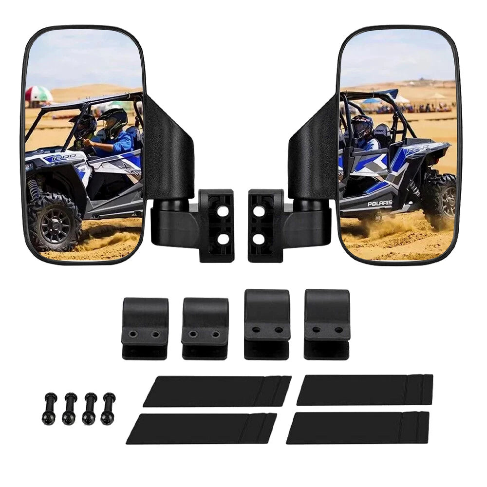 1.75"-2" UTV Rear View Side Mirrors for Kubota RTV 850 900 1100 1140 (2010–2023)