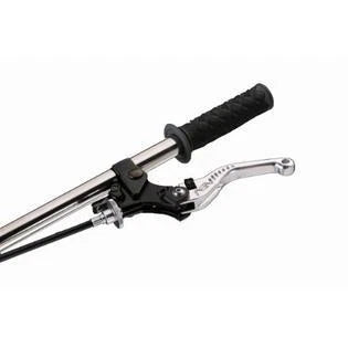 ASV C5 Silver Shorty Clutch Lever for Honda CBR250 (2011–2012)