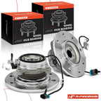 2X Front Wheel Hub & Bearing Assembly for Chevrolet GMC K1500 (1990â1999)