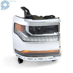 Right Headlight for Chevy Silverado 1500 (2016-2018) HID/Xenon LED Chrome