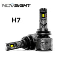 2Pcs H7 LED Headlight Bulb for NOVSIGHT (6000K, 25000LM)